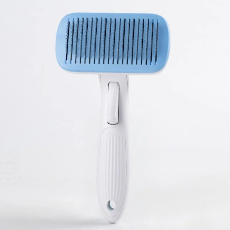 Quality Pet Grooming Tool Plastic Stainless Steel Comb Grooming Brush Cleaning Removal Pet Hair Comb Cats Dogs Beauty Appliance Brush Tool